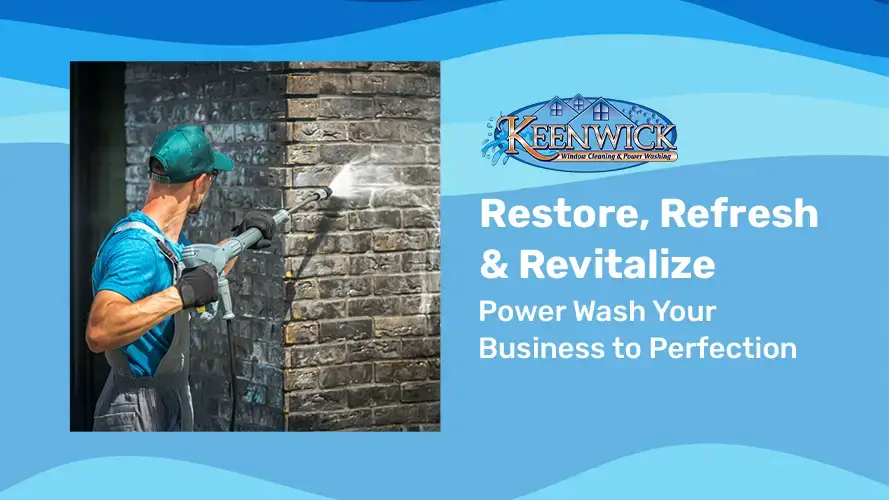 Revitalize your property with Keenwick’s expert commercial power washing!
