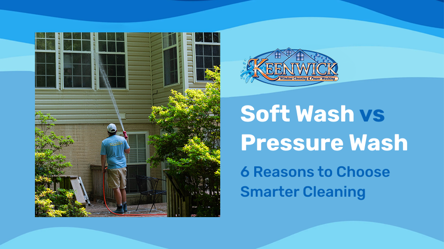 Refresh your home the safe way, Keenwick is your go-to soft washing company.