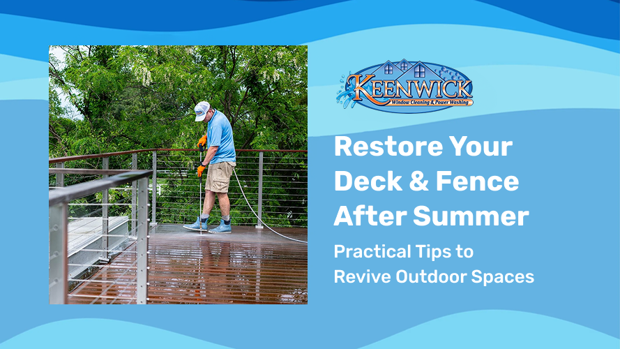 Refresh your property’s look with Keenwick’s expert power washing services.