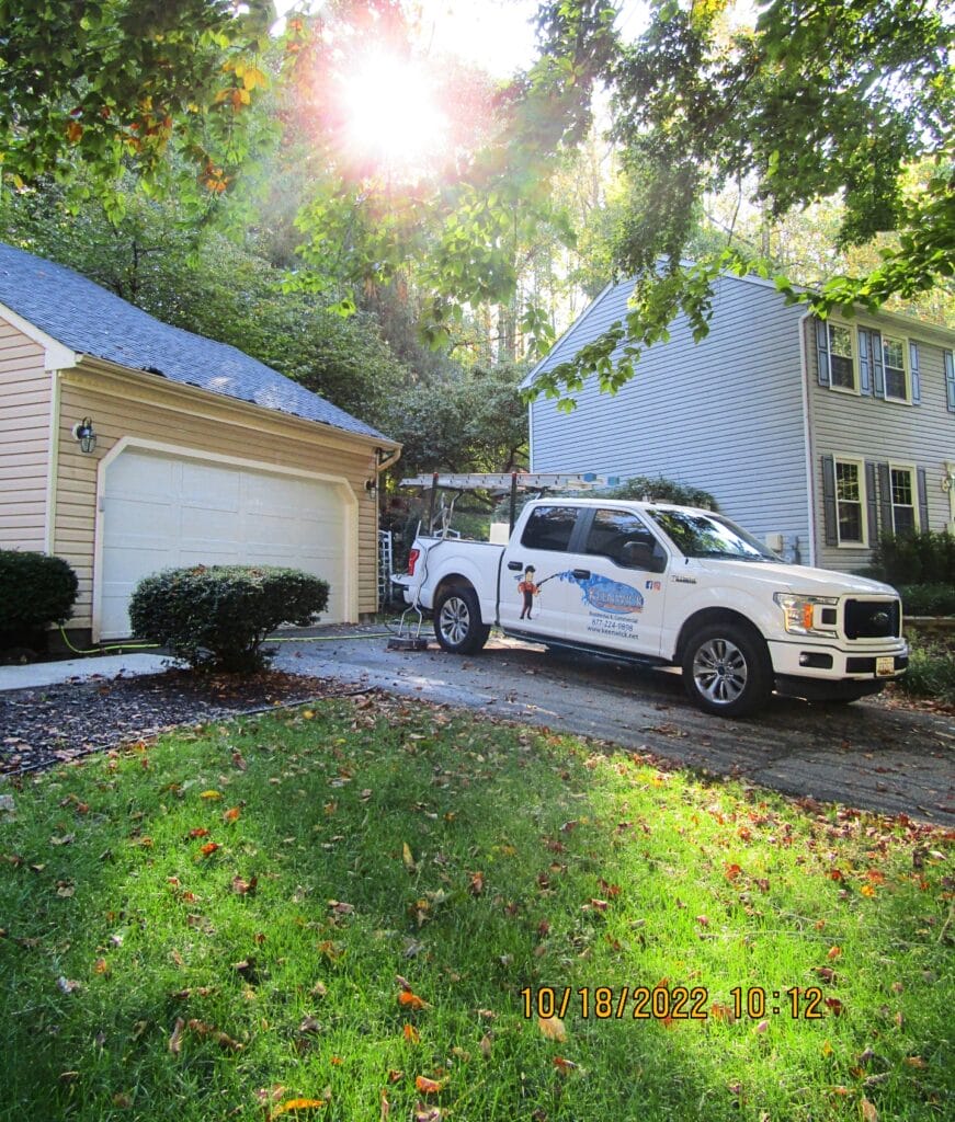 Keenwick team providing on-site residential service estimate
