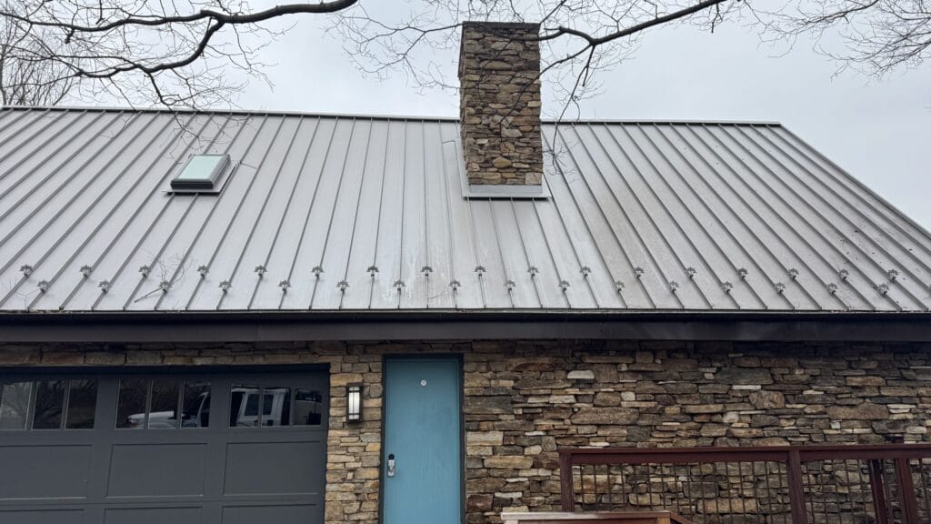 Before residential roof washing – Keenwick services