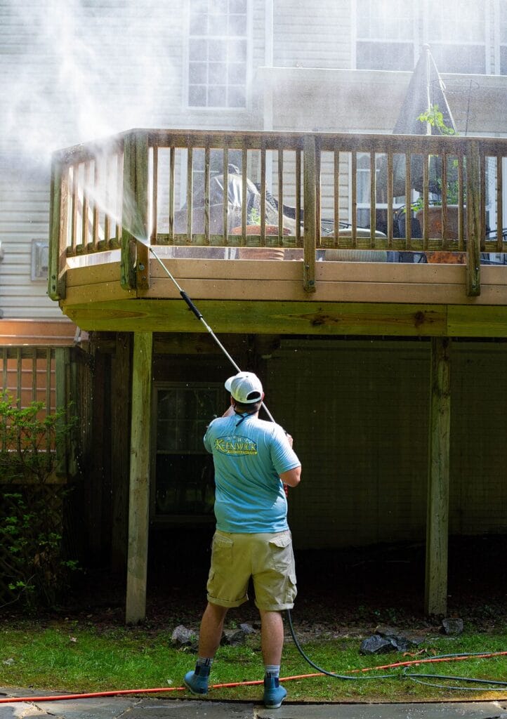 Contact Keenwick for deck cleaning