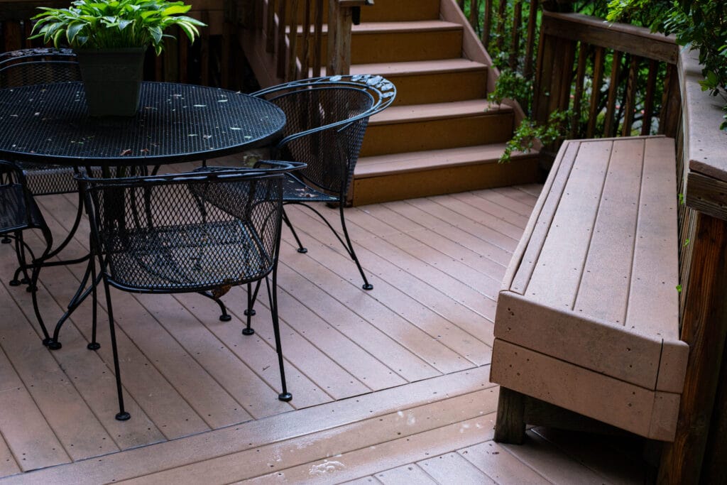 Restored deck at Lothain project by Keenwick